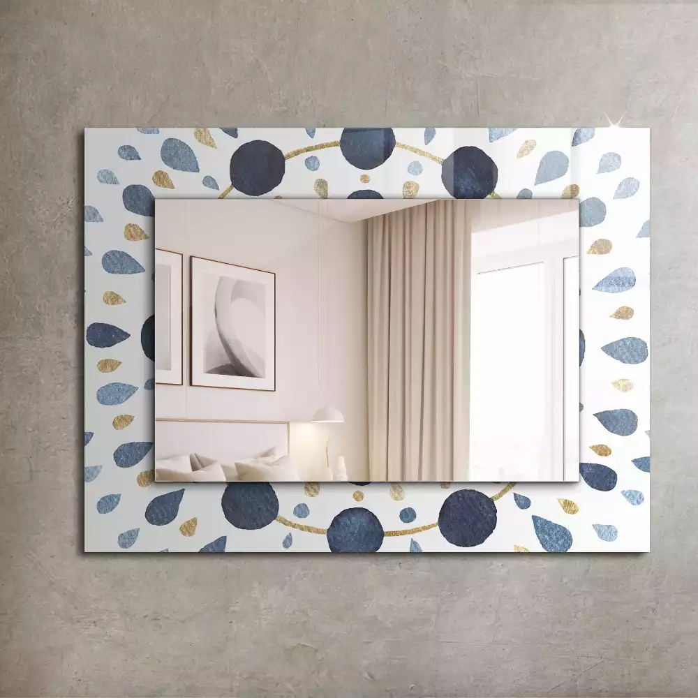 Espelho decorativo Padrão de mandala abstrata