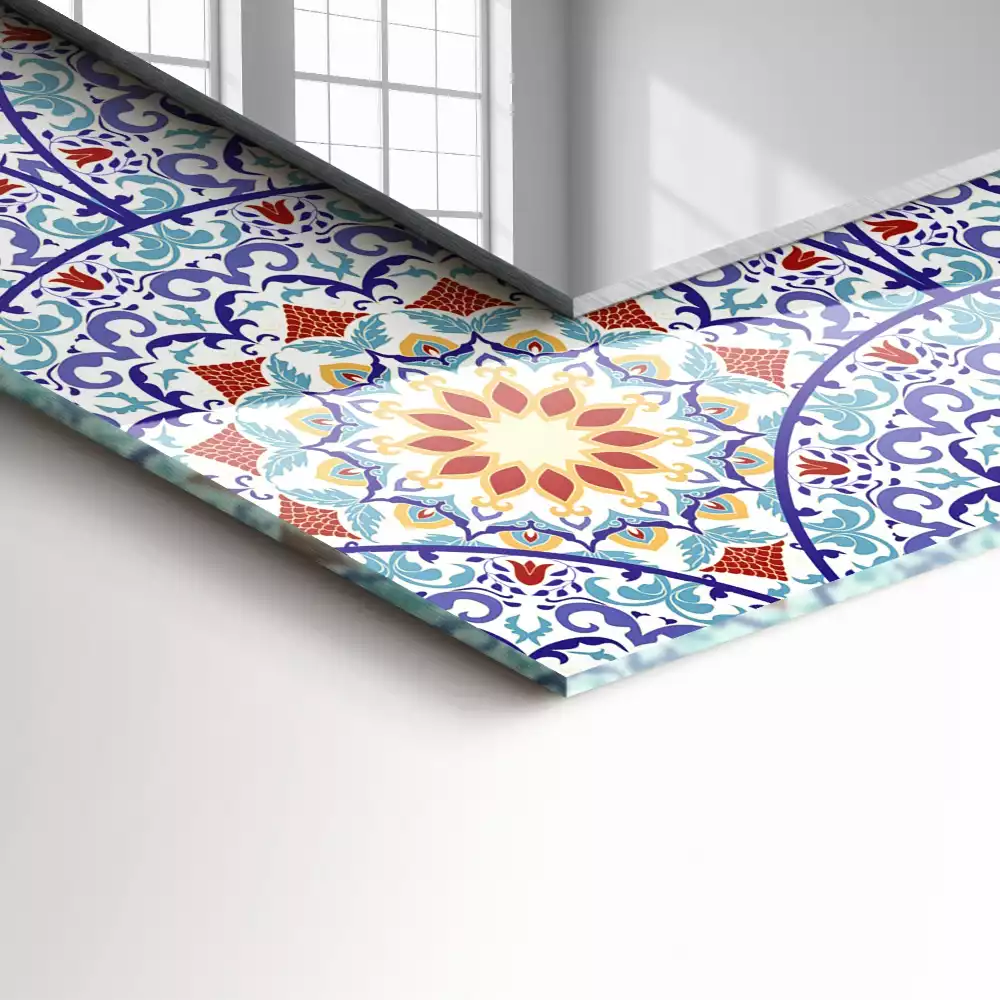 Espelho decorado Mandalas