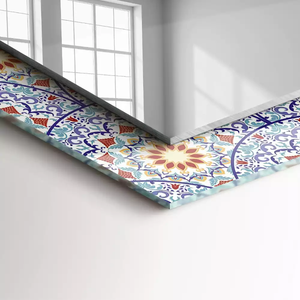 Espelho decorado Mandalas