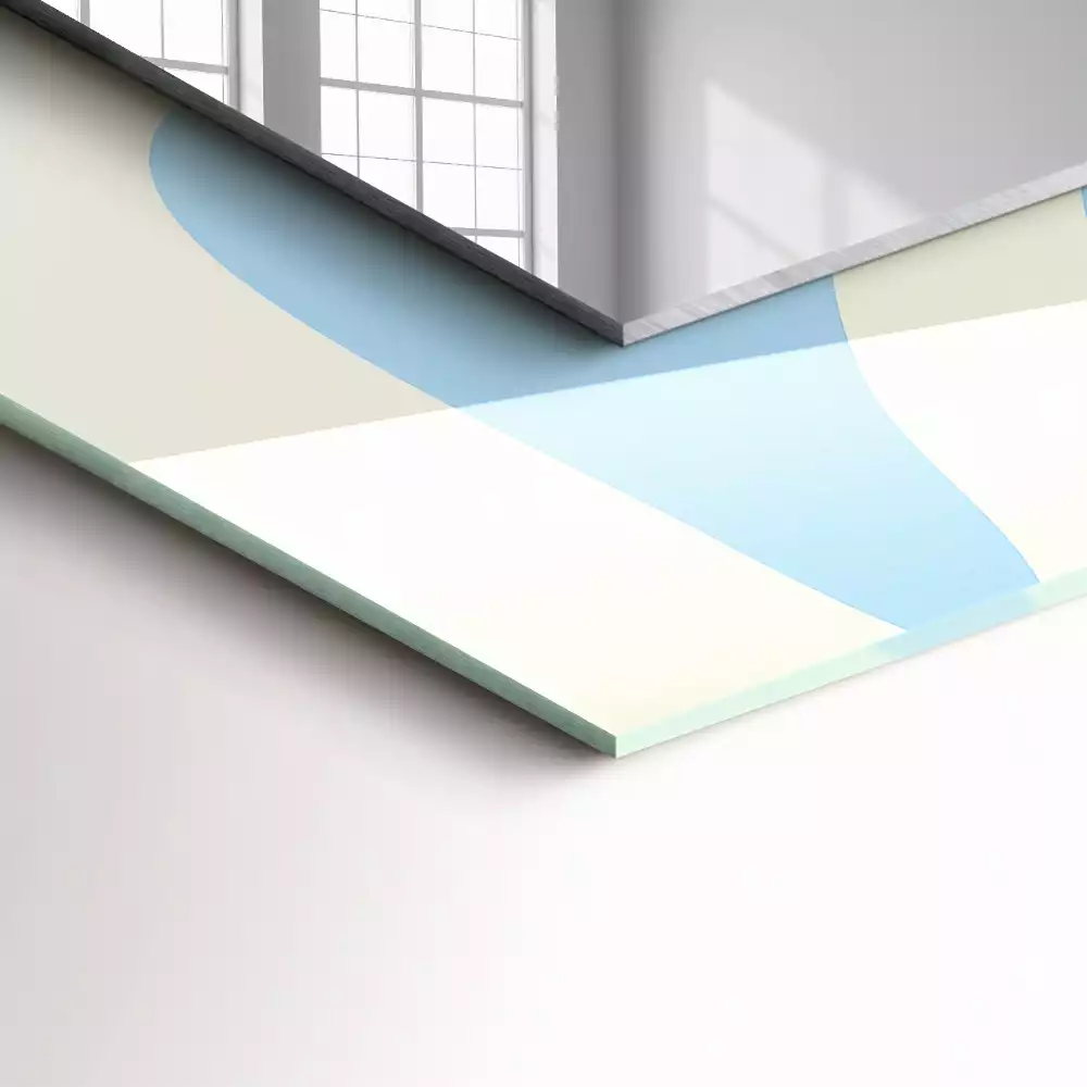 Espelho decorativo Padrões ondulados abstratos