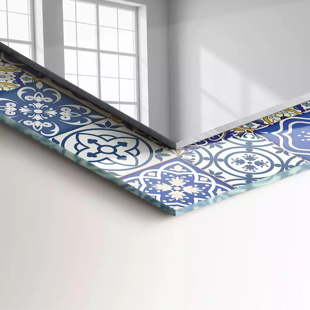 Espelho decorativo Azulejos de mosaico coloridos