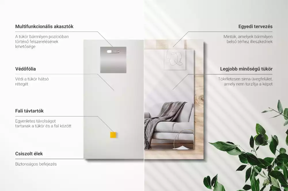 Espelho decorado Madeira com nós