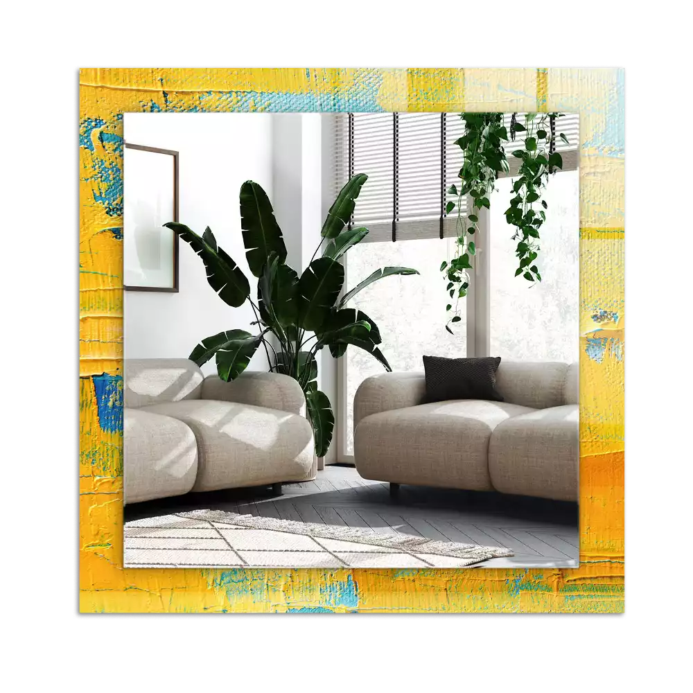 Espelho decorativo Pintura a óleo abstrata