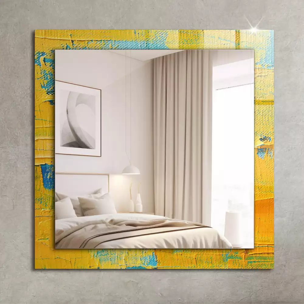 Espelho decorativo Pintura a óleo abstrata