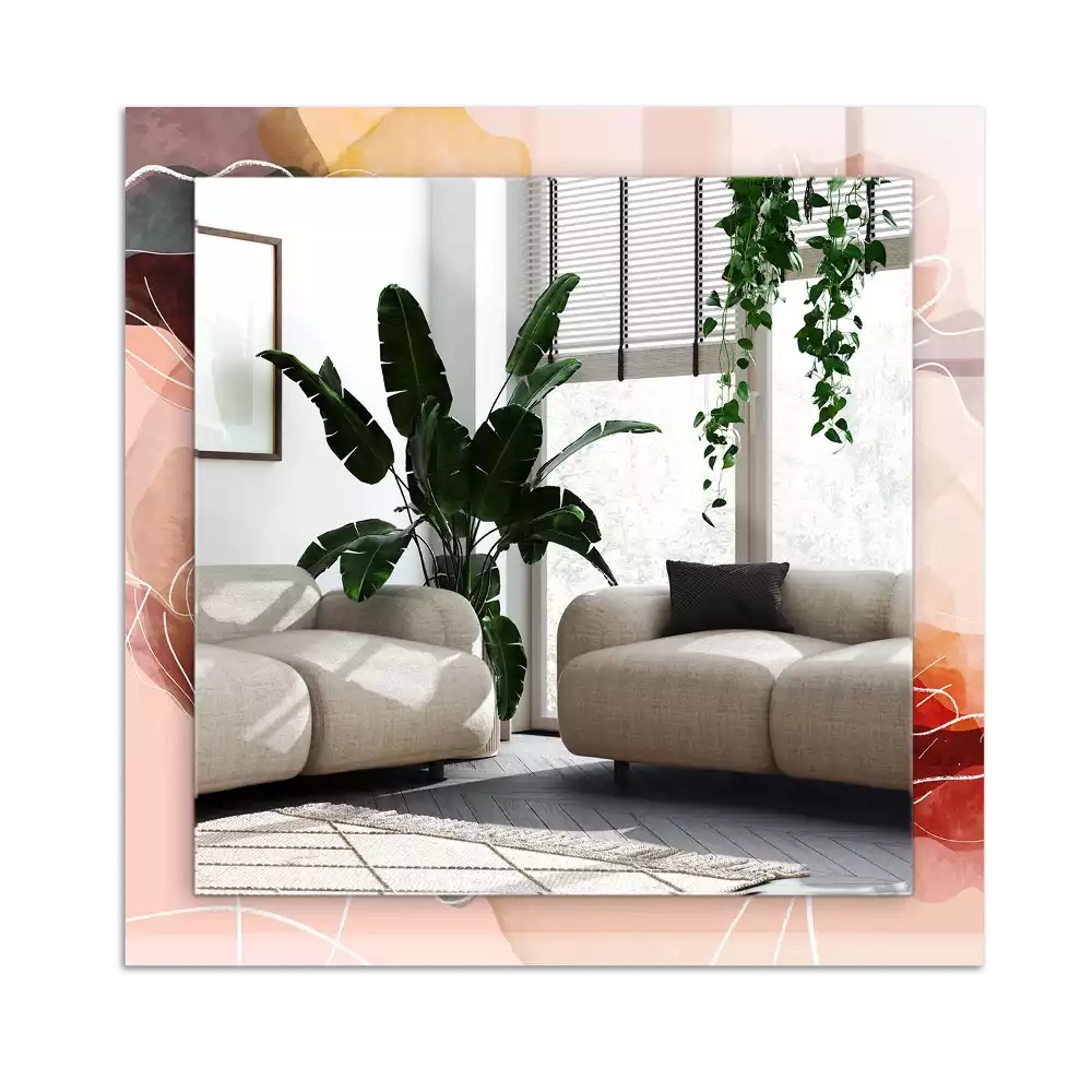 Espelho decorativo Padrões florais abstratos