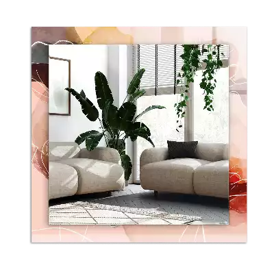 Espelho decorativo Padrões florais abstratos