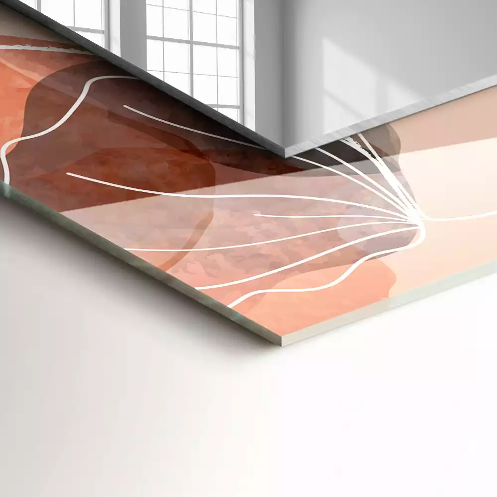 Espelho decorativo Padrões florais abstratos