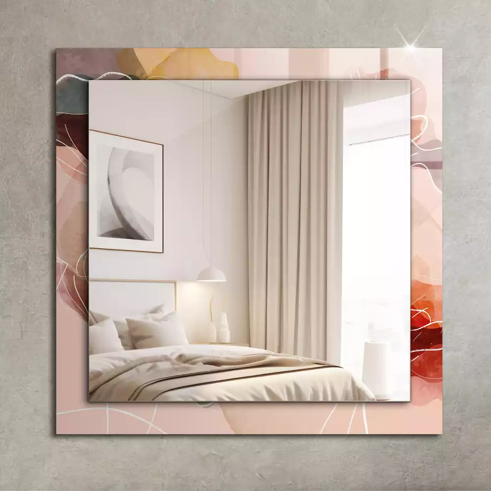 Espelho decorativo Padrões florais abstratos