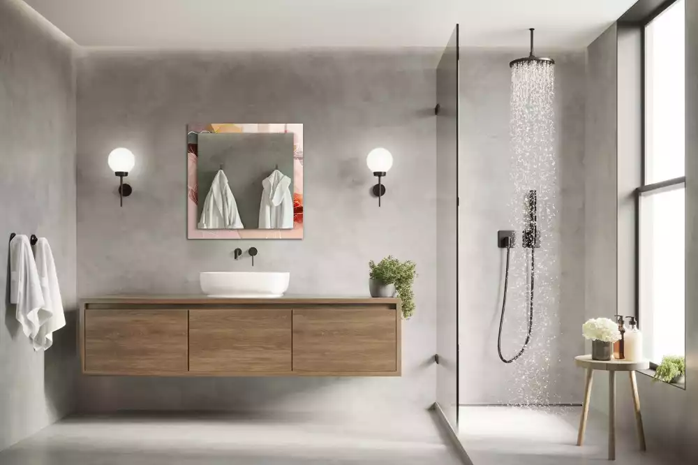 Espelho decorativo Padrões florais abstratos