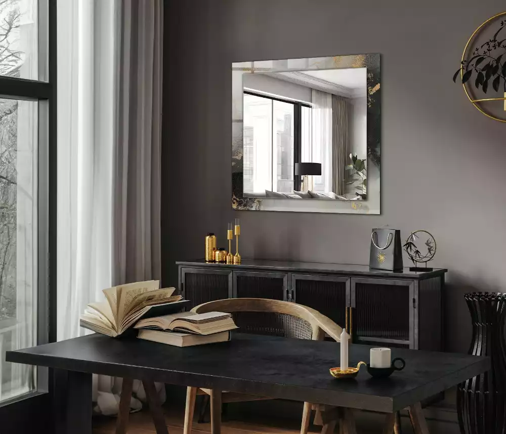 Espelho decorado Arte moderna abstrata