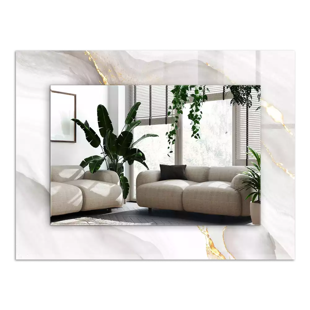 Espelho decorativo Mármore cinza