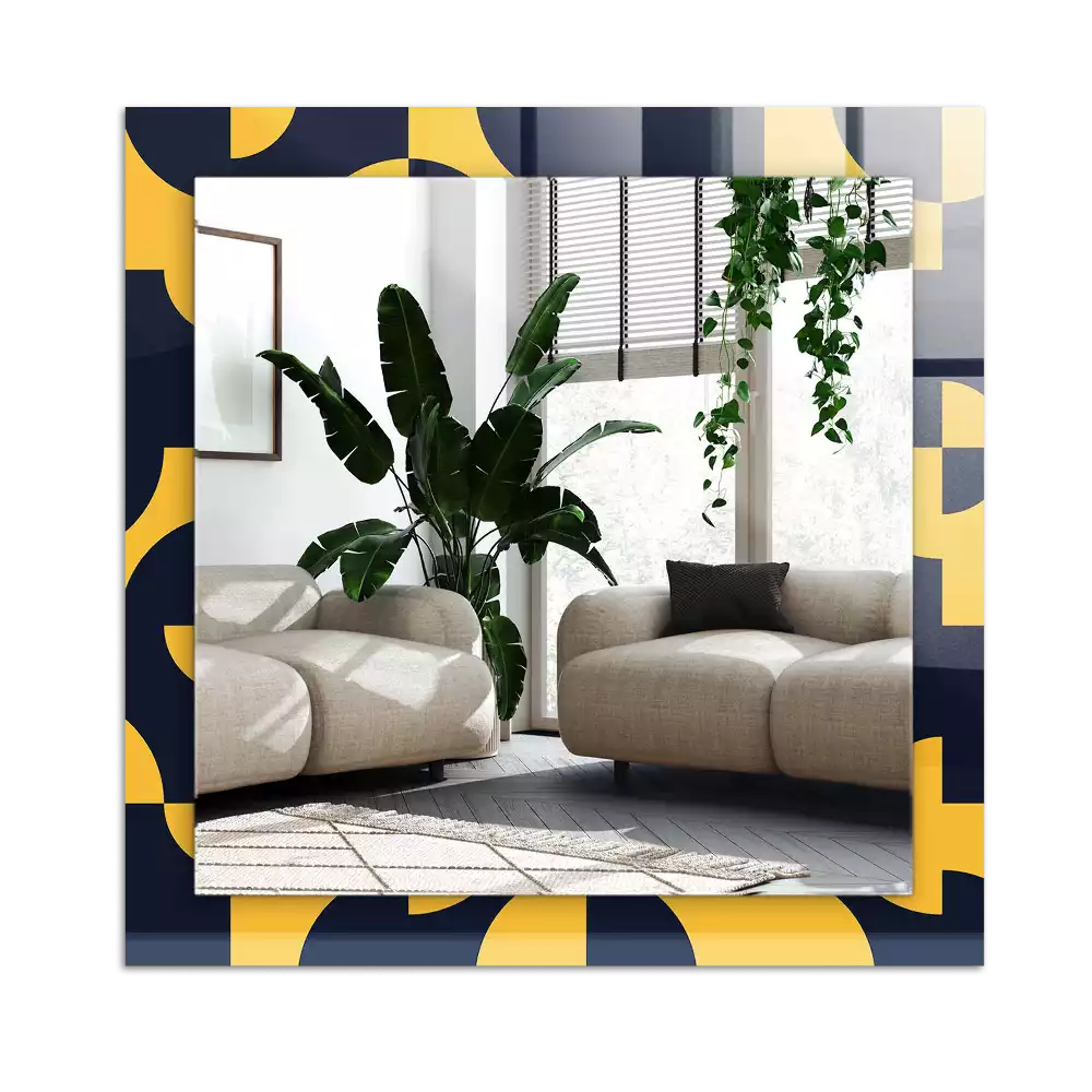 Espelho decorativo Padrão geométrico abstrato