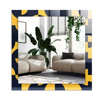 Espelho decorativo Padrão geométrico abstrato