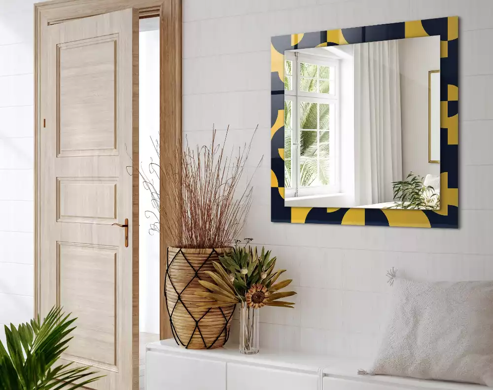 Espelho decorativo Padrão geométrico abstrato