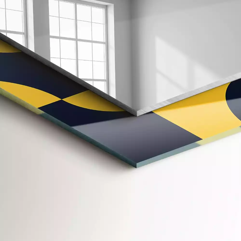 Espelho decorativo Padrão geométrico abstrato