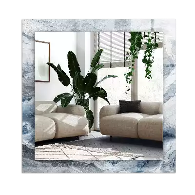 Espelho com moldura decorada Mármore em tons