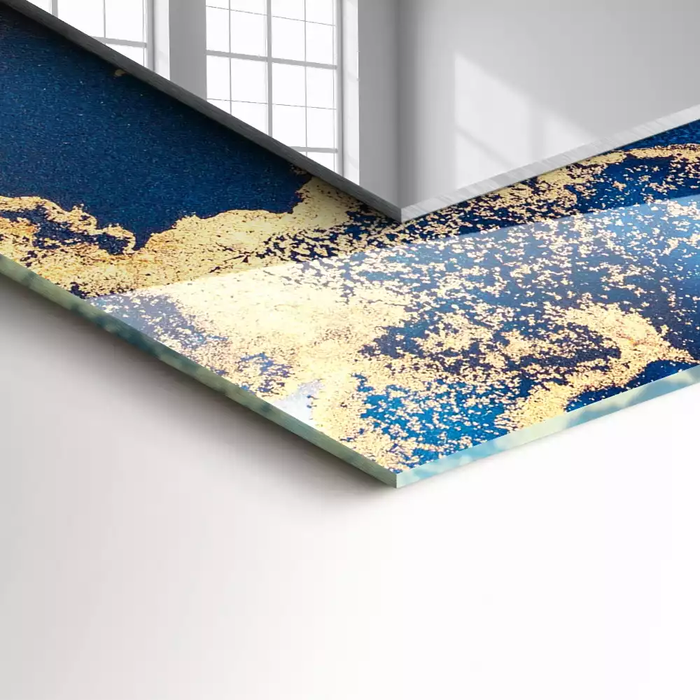 Espelho decorado Arte plástica abstrata