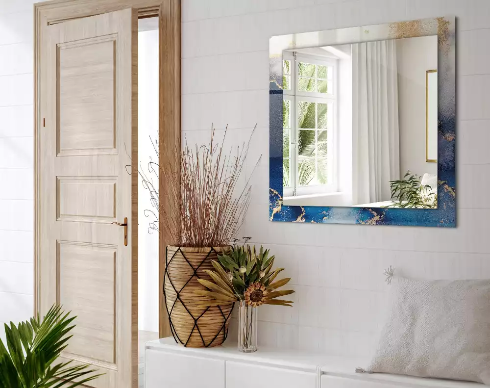 Espelho decorado Arte plástica abstrata