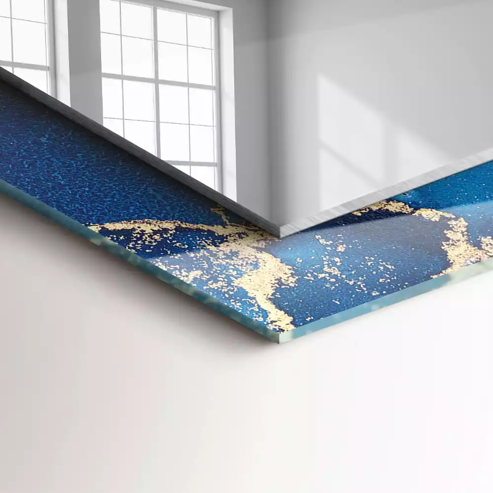 Espelho decorado Arte plástica abstrata