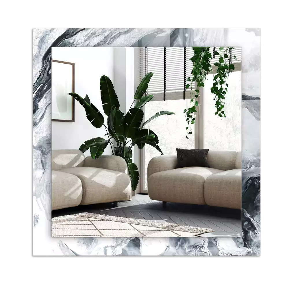 Espelho decorado Composição de pintura abstrata