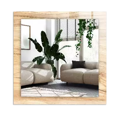 Espelho decorativo Textura de grãos de madeira