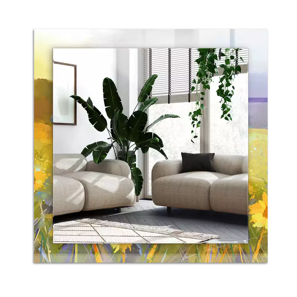 Espelho decorativo Campo de Girassóis