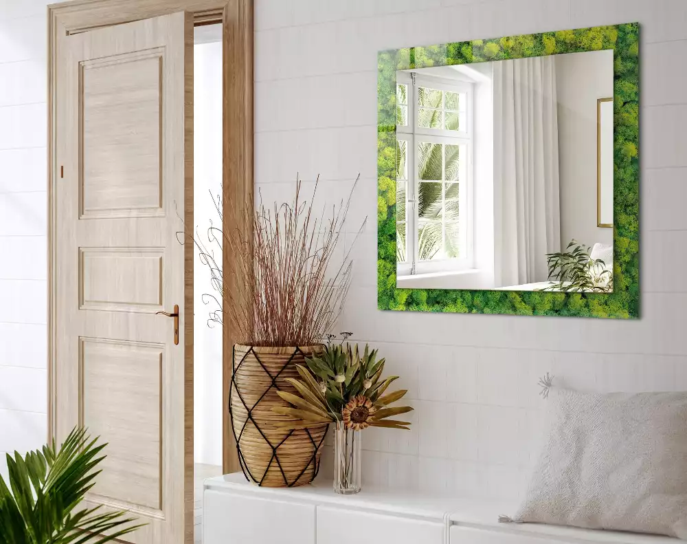 Espelho decorativo Musgo Verde