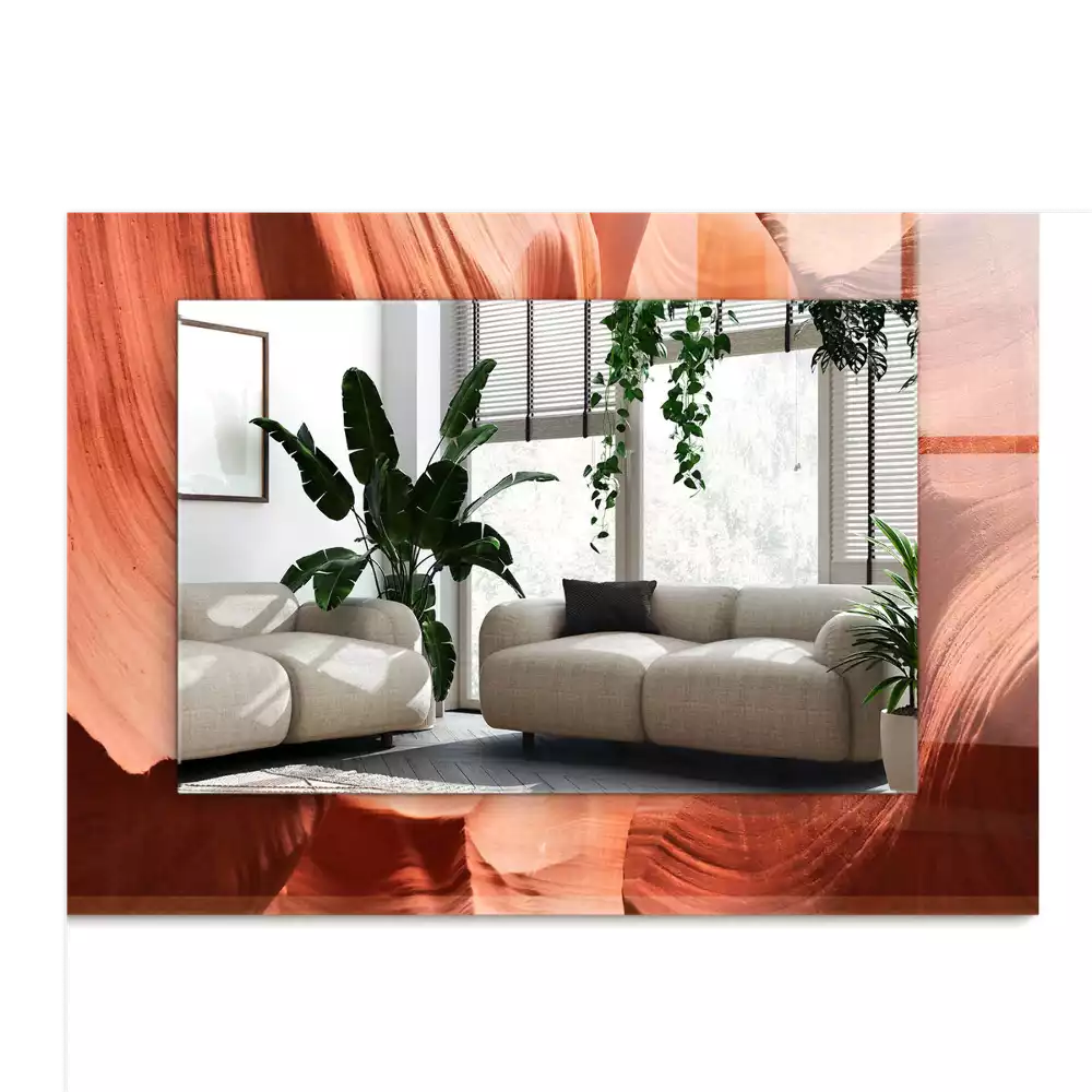 Espelho decorado Rochas do Cânion do Deserto