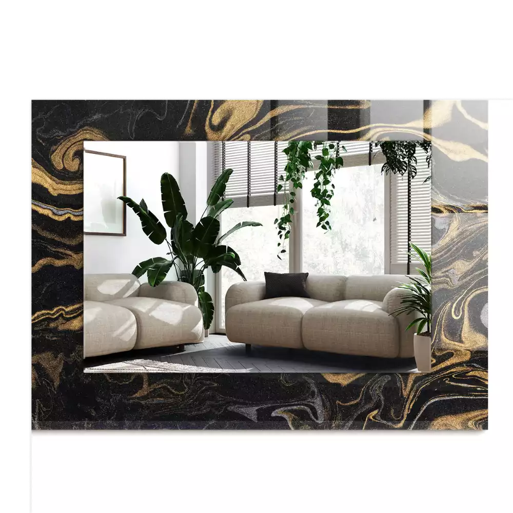 Espelho decorativo Padrão abstrato de mármore