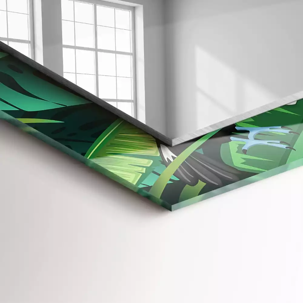 Espelho decorativo Tucanos saem da selva