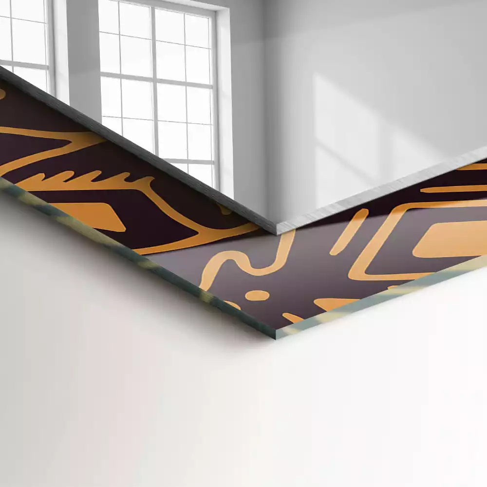 Espelho decorado Padrão étnico