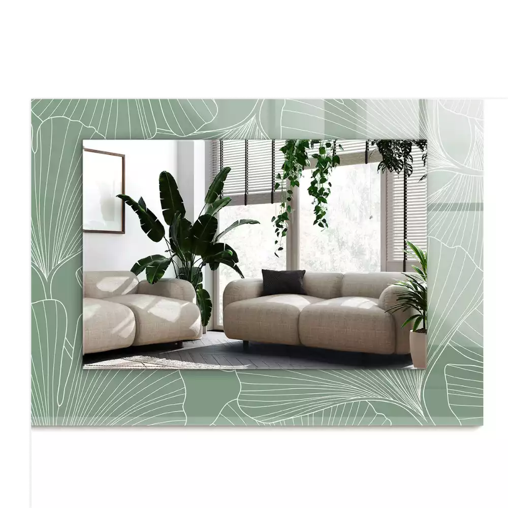 Espelho decorativo Folhas de ginkgo