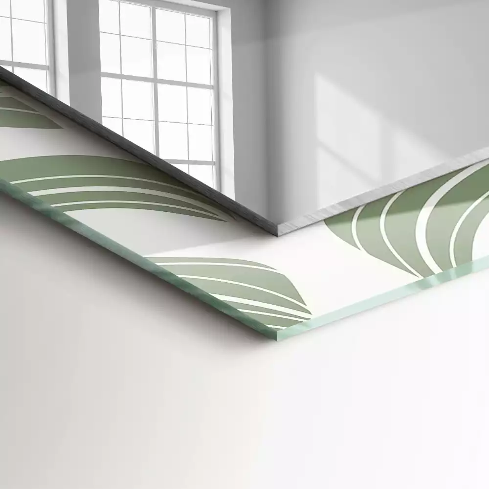 Espelho decorado Folhas de Monstera