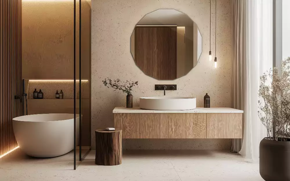 Espelho geométrico um acessório original