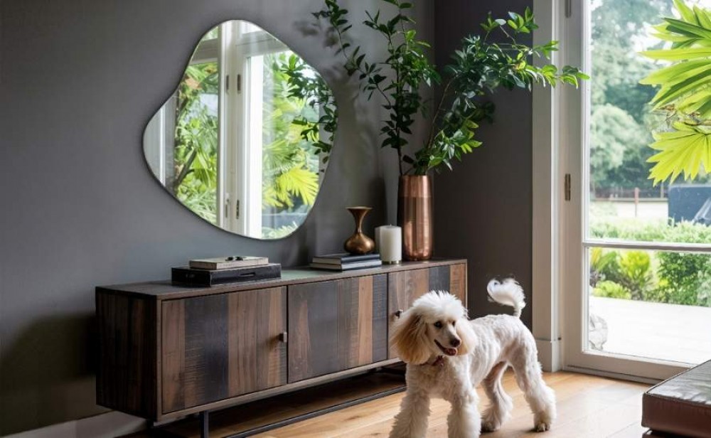 Espelho acima da cômoda do corredor - como escolher?